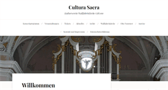 Desktop Screenshot of cultura-sacra.at